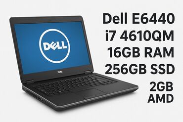 Perodua: İşlənmiş Dell Latitude, 14 ", Intel Core i7, 256 GB, Ünvandan götürmə