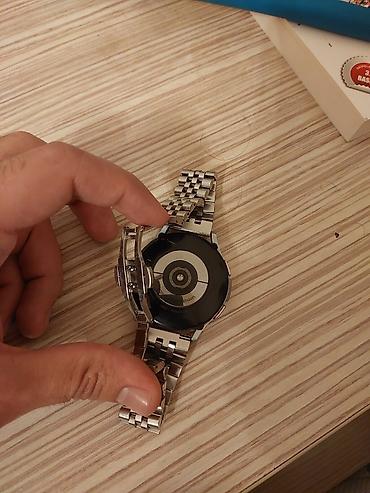 axıllı saat: Samsung Galaxy Watch (dairəvi model) – paslanmayan poladdan metal — 3