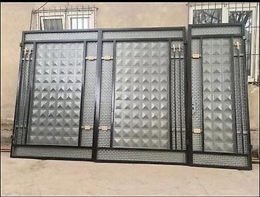 Распашные ворота: Кованые и металлические ворота и калитки - Виды: распашные ворота с — 3