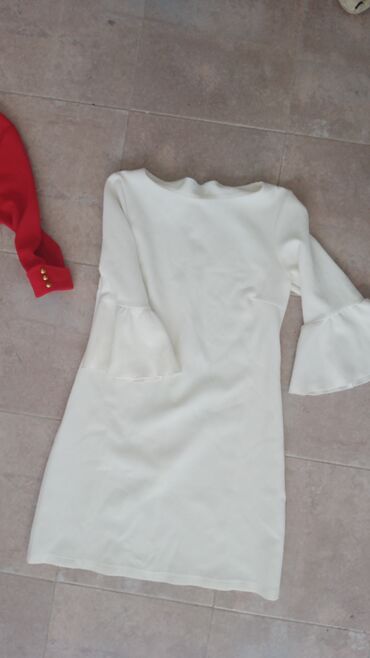haljine za pokrivene novi pazar: S (EU 36), M (EU 38), bоја - Bela, Večernji, maturski, Drugi tip rukava