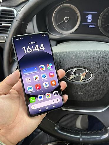 динамиков: Redmi, Redmi Note 14, Б/у, 128 ГБ, цвет - Черный, 2 SIM — 2