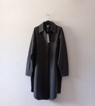 primark crni mantil: Esprit mantil / natkošulja, oversize, odličan za sve kombinacije
