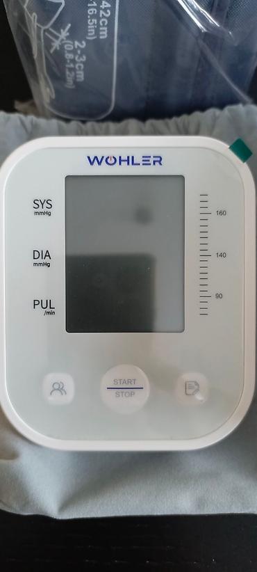 Tonometrlər: Yeni nəsil,WOHLER ARM-30E+ avtomatik qoldan təzyiq ölçən — 6