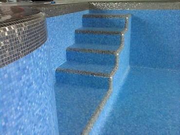 Укладка плитки: Отделка бассейнов мозаикой - Профессиональная облицовка чаш бассейнов — 8