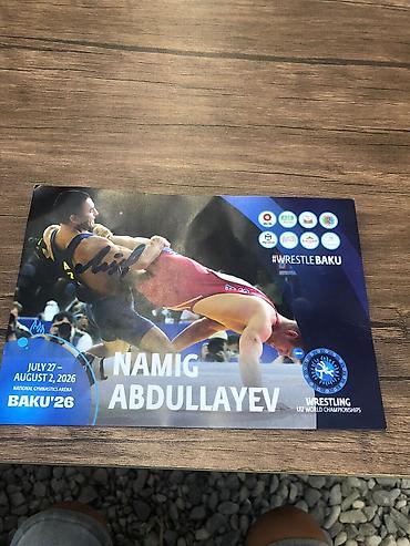 baki sekiller: Məhsul: Avtoqraflı afişa – Wrestling U17 World Championships, Baku’26 — 1