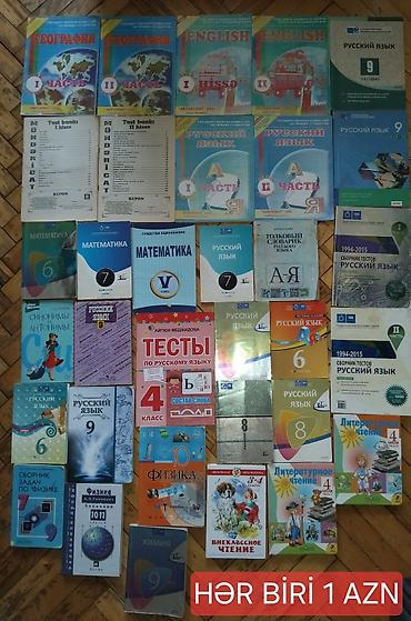 Məktəb dərslikləri: Kitab satıram – ucuz və əla vəziyyətdə. 6-11 sinif dim testləri, test — 6