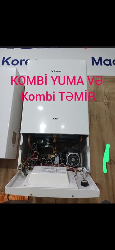 kombi radiyator: Kombilərin radyatorlarin su xetlərinin sökülmədən ərpdən təmizlənməsi