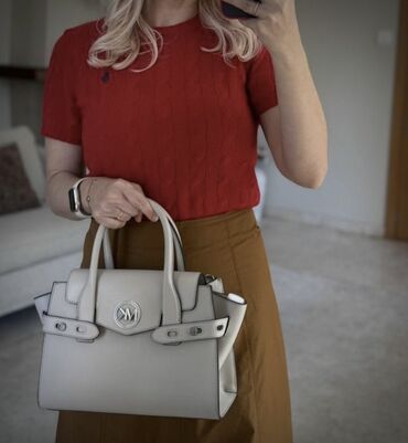 брендовые сумки: Классическая сумка, Michael Kors, США, Материал: Натуральная кожа, Жёсткая конструкция, Женские