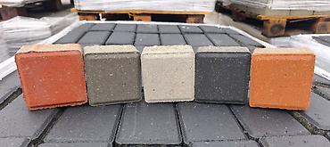 Kərpiclər: Vibropress daş səki plitələri Məhsul: Beton vibropress səki plitələri — 12