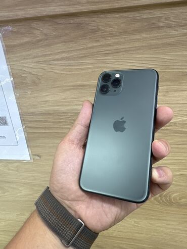 кнопочные мобильные телефоны флай: IPhone 11 Pro, Колдонулган, 64 ГБ, Көк, 83 %
