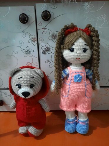 Игрушки: В продаже экологически чистые вязаные игрушки, ручная работа,качество — 14