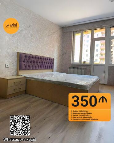 tek adamliq carpayilar: LA MİNİ – Laconic & Minimalism dizaynlı yataq dəsti - Yataq