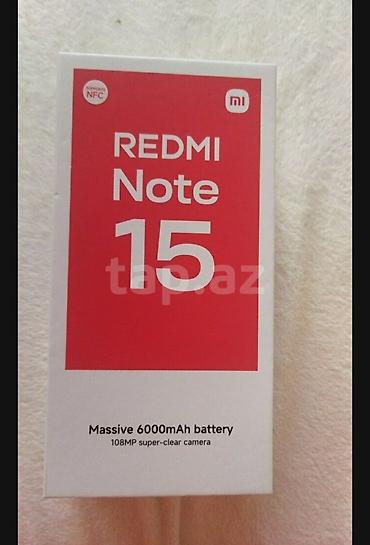 redmi note 7 kabro: Xiaomi Redmi Note 15 — smartfon - Ekran: böyük və parlaq displey — 1