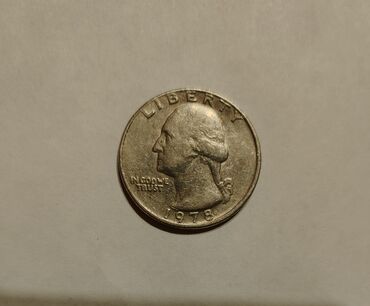 4 dollar nece manatdir: AMERİCA-NIN Quapter dolları 1978Cİ İL KOLLEKSİYA yığanlar üçün əla