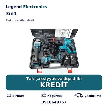 islənmis drel: Elan başlığı: Elektrik alətlər dəsti 3in1, 198V Elektrik alətlər — 1
