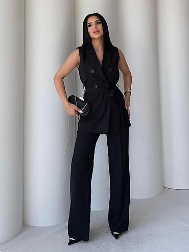 Kompleti: 🔥Ženski elegantni komplet – bez rukava, sako prsluk + pantalone ✅3400 — 2