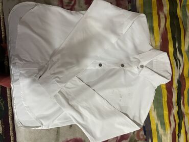 длинная белая рубашка женская: Рубашка, Классическая модель, Оверсайз