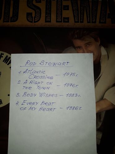Искусство и коллекционирование: Виниловые диски.Rod Stewart.4 альбома. кажд.торг уместен