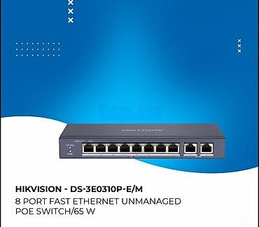 HIKVISION - DS-3E0310P-E/M swich HIKVISION DS-3E0310P-E/M PoE Switch