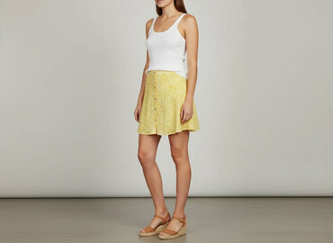 spódnice asymetryczne midi: H&M Divided, Спідниця жіноча, розмір M