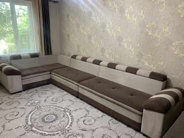 выкуп мебель: Угловой диван, цвет - Бежевый, Б/у