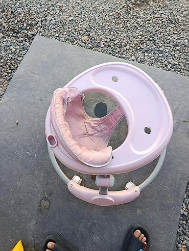 ходунок chicco space: Детские ходунки Babywalker, розовые - Конструкция: круглая рама с 6 — 1