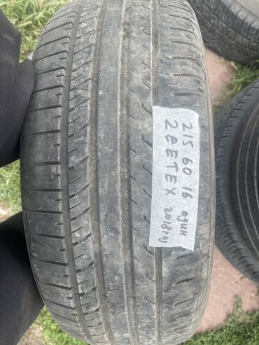 Шины: Шины 215 / 60 / R 16, Лето, Б/у, 1 шт, Легковые