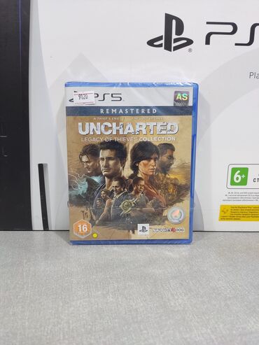 Oyun diskləri və kartricləri: Playstation 5 üçün uncharted collection remastered oyun diski. Tam