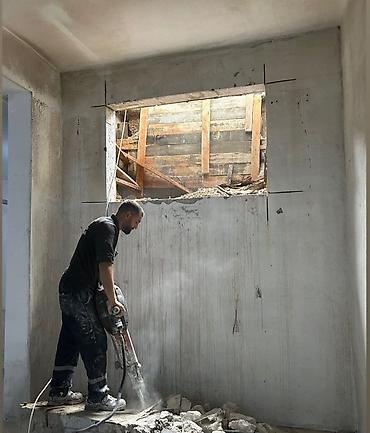 Beton işləri: Beton kəsmə xidməti - Divar, döşəmə və tavanlarda dəqiq və səliqəli — 16