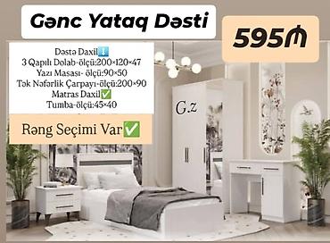 *Gənc Yataq Dəsti ✨ 595Azn* 🔹İstehsal Rusiya Laminat 18/lik qalınlıqda lalafo.az -da *Gənc Yataq Dəsti ✨ 595Azn* 🔹İstehsal Rusiya Laminat 18/lik qalınlıqda