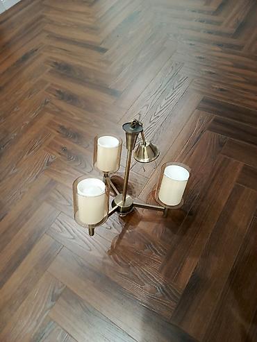 taxta listurlar: Çılçıraq, 4 lampa, Metal — 1