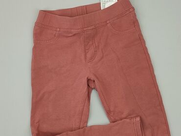 legginsy z siatka po boku: Leggings for kids, H&M, 5-6 years, 110/116, condition - Good