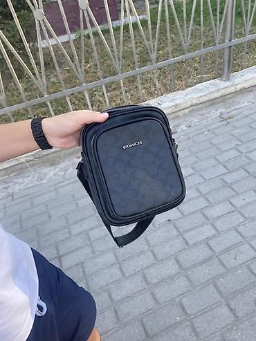 smart folio: Мужская сумка через плечо COACH - Модель: компактная — 1