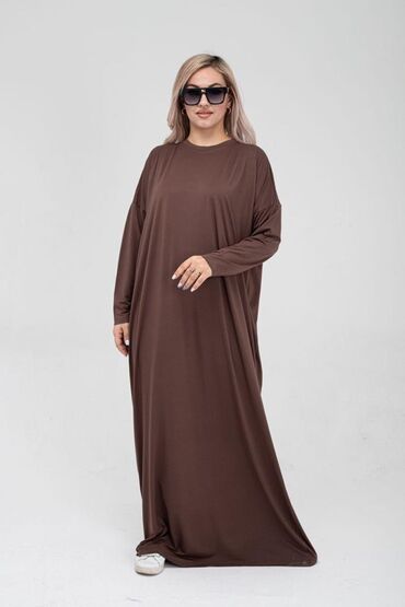 flagma kg: Повседневное платье, Made in KG, Длинная модель, Оверсайз, One size