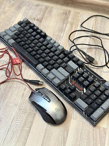 logitech mk470: Клавиатура, A4Tech, Механическая, Проводное подключение, Размер: 100% — 1