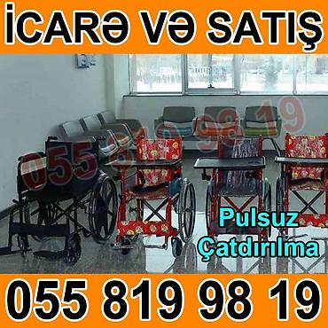 icare evler: Müxtəlif model əlil arabalarının icarəsi və satışı. Xüsusiyyətlər: - — 4