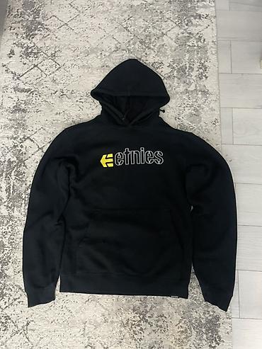 adi: Худи Etnies + ремни с пирамидальными заклёпками - Худи: чёрное, с — 1