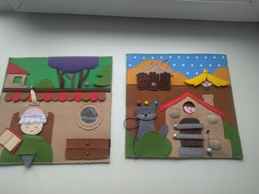 Детские книги: Детская развивающая книга из фетра. Подходит для детей от 1 года — 8