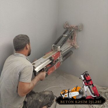 Beton işləri: Beton kəsmə beton deşmə xidməti Karot - HILTI DD 200 / 350 ilə 25 ° — 3