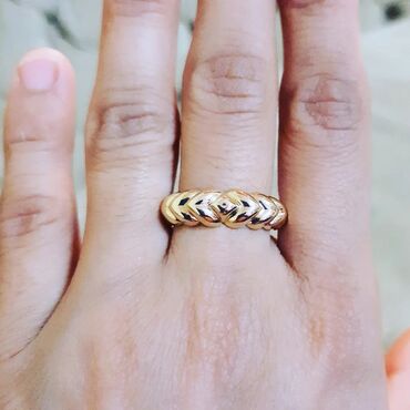 Üzüklər: Alyans, Üzük, Sarı qızıl, 585 Əyar, Qaşsız — 7