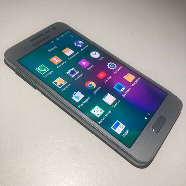 оперативная память на компьютер: Samsung Galaxy A3, Колдонулган, 16 ГБ, түсү - Кара, 2 SIM
