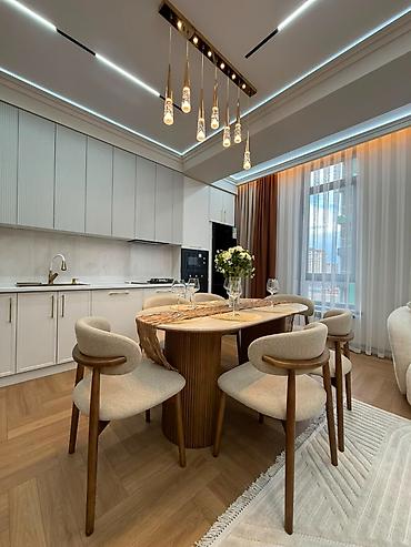 80: 3 комнаты, 80 м², Асанбай мкр Элитка, 10 этаж, Дизайнерский ремонт — 3