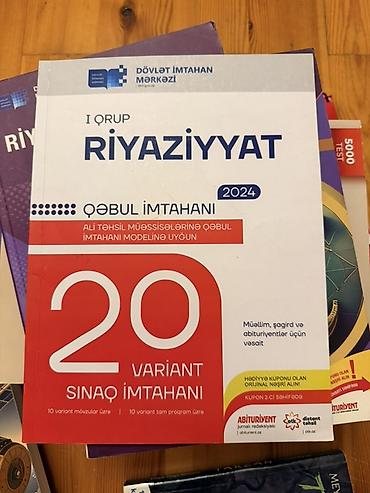 Riyaziyyat I qrup Qəbul imtahanı 2024 sınaq vəsaiti
ustunde islenmeyib