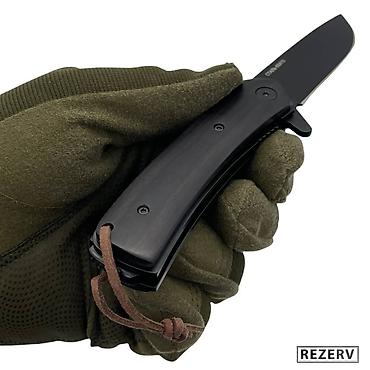 Охотничьи ножи: Складной нож Крот от Витязь сталь 65х13 черный Охота и рыбалка! — 6