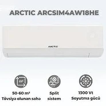 islenmis kondisioner: Arctic ARCSIM4AW18HE 18000 BTU Kondisioner – Güclü Soyutma və İsitmə — 2