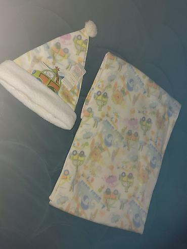 Dəstlər: Uşaq üçün “Story Baby” papaq və yorğan dəsti - Brend: Story Baby — 2