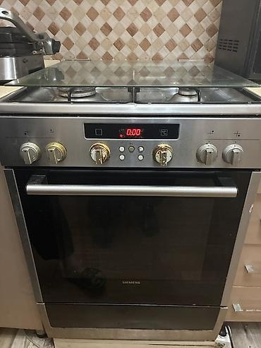panel cit: Siemens qaz plitəsi və elektrik sobası (kombinə) - 60 sm enində — 2