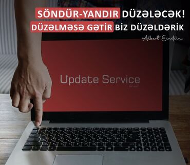 kompüter ustasi: Noutbukların təmiri və yenilənməsi xidməti. Noutbukunuzun proqram