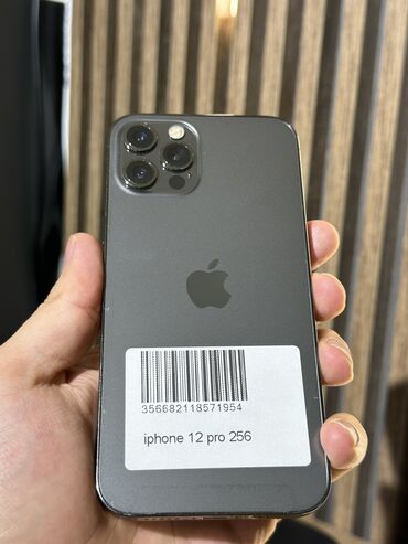 iqoo 12 цена бишкек: IPhone 12 Pro, Колдонулган, 256 ГБ, Кара, 96 %