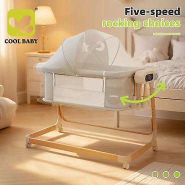 Uşaq dünyası: 🍼✨ **CB112 COOL BABY – 5-in-1 AVTOMATİK TƏRPƏDİCİ BEŞİK** ✨🍼 — 7